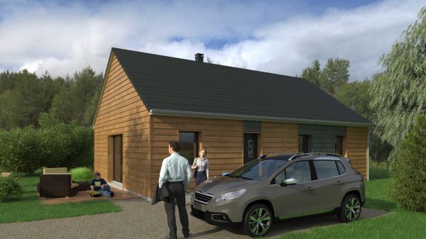 Faites construire votre maison contemporaine en bois avec E2R Constructeur CMI de maisons bois en Normandie.
