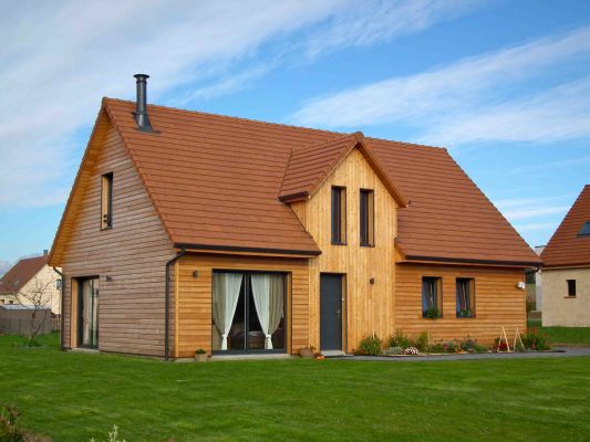 Construire une maison en bois RT2012 en Normandie.